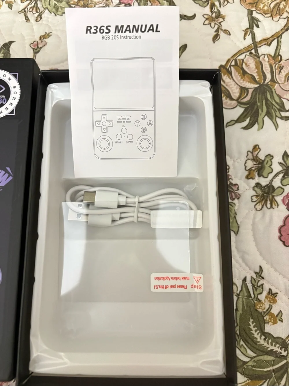 R36S Purple Handheld Game Console - Portable Retro Gaming 64GB- Brand new